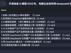 ŵAIγ2025꣬ҵdeeepseekʵֽЧ